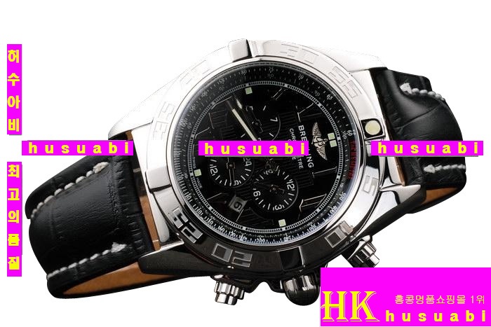 Ʋ ۿ 츮Ƽ   Breiting ð ǰ귣ð Replica Breitling Chronomat B01 Japanese Quartz Movement black leather strap Mens watch 58 x 46 mm bl169