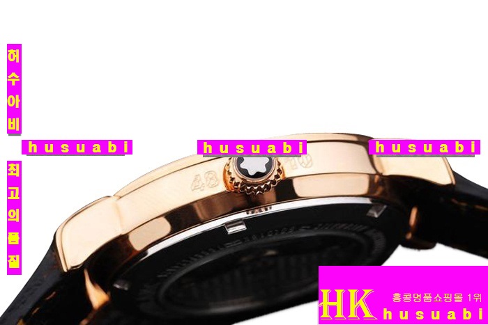  ڸǰð ׹ Replica MontBlanc Automatic Movement Leather Strap Yellow gold Stainless Single Crown Men. YC00-016