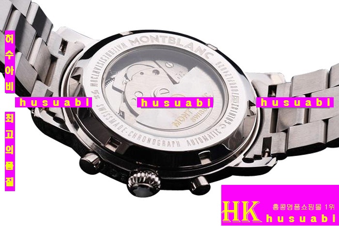 몽블랑 남자시계 명품시계 Replica MontBlanc Automatic Movement Black Dial Stainless Steel Men. YC00-07