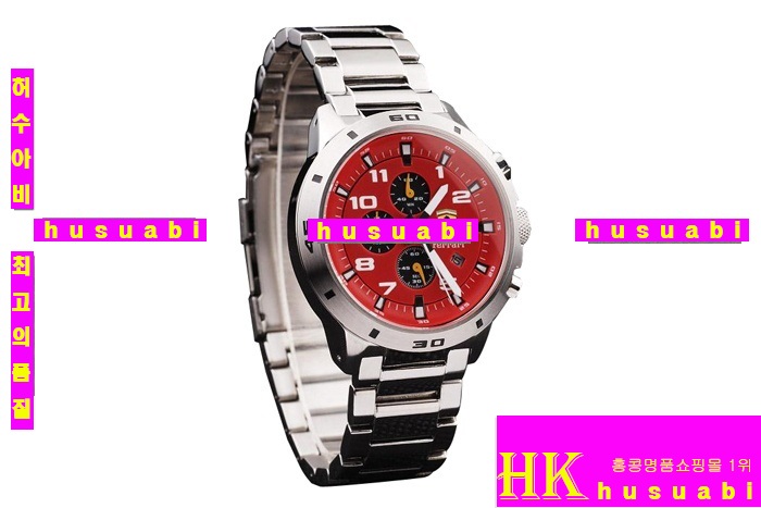  ð αǰ Replica Ferrari Red Dail Stainless Steel Men Japanese Quartz Movement . YC001-34