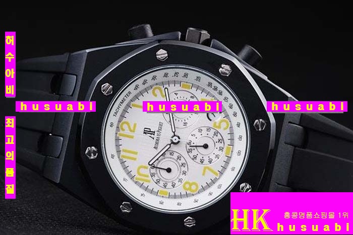  ð Replica Audemars Piguet Royal Oak Men Black Diamond Japanese Quartz Movement.928-114