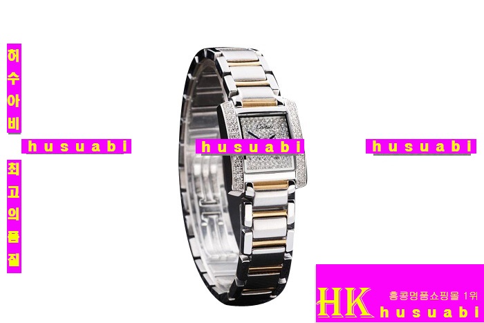 쿡 ڽð.Replica Cartier Tank Francaise Japanese Quartz MOVEMENT Stones Steel-Gold Women.117-057