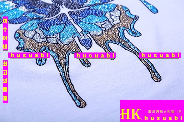 크롬하츠 남여공용 큐빅반팔티 신상 RH7877-2