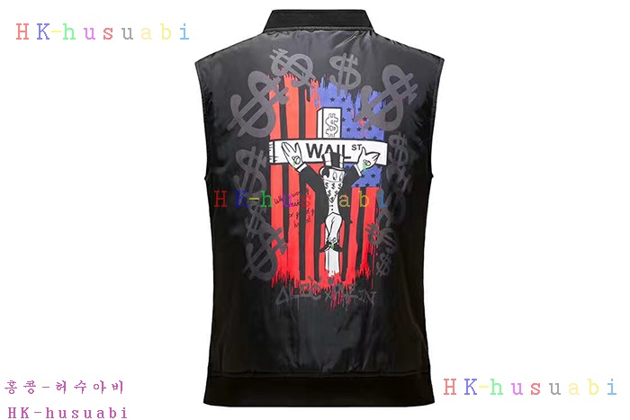 NEW 필립플레인 남성용 패딩조끼 PP5787