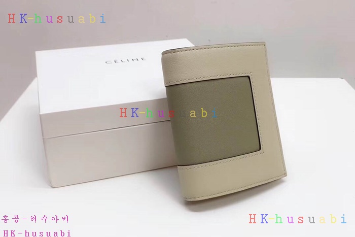 ★미러급★ 셀린느 로고 프레임 배색 반지갑 CL 247701-4