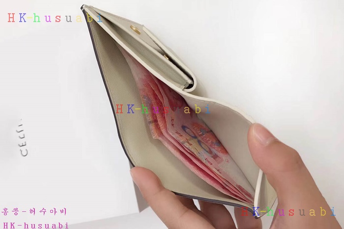 ★미러급★ 셀린느 로고 프레임 배색 반지갑 CL 247701-4