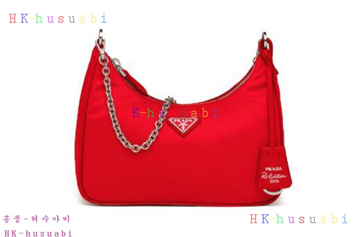 ★미러급★ 프라다 나일론 체인스트랩 호보백 1BH204-6