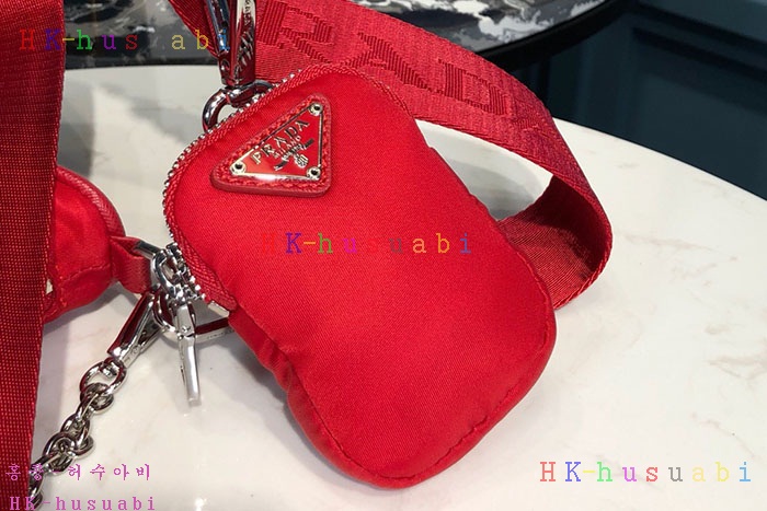 ★미러급★ 프라다 나일론 체인스트랩 호보백 1BH204-6