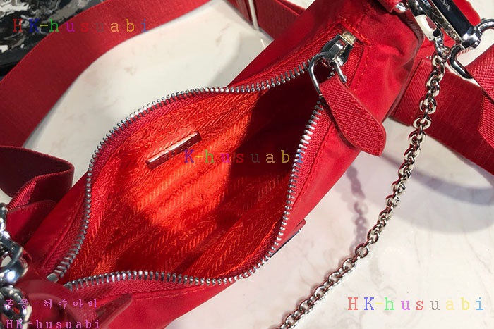 ★미러급★ 프라다 나일론 체인스트랩 호보백 1BH204-6