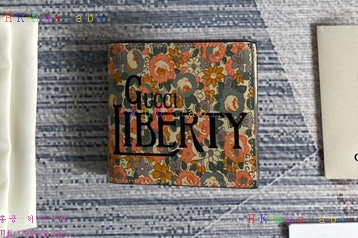 ★미러급★ 구찌 리버티 플로라 반지갑 636248