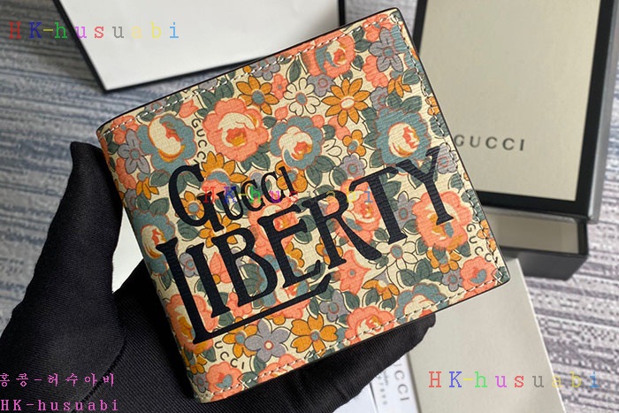 ★미러급★ 구찌 리버티 플로라 반지갑 636248