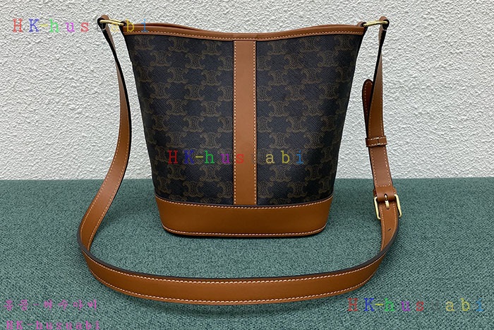 ★미러급★셀린느 트리오페 캔버스 버킷백 스몰 191442