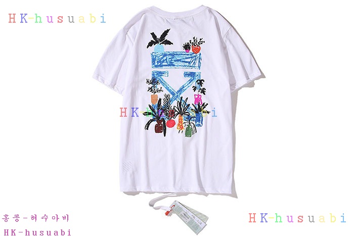 NEW 오프화이트 반팔티 신상 OF 757257