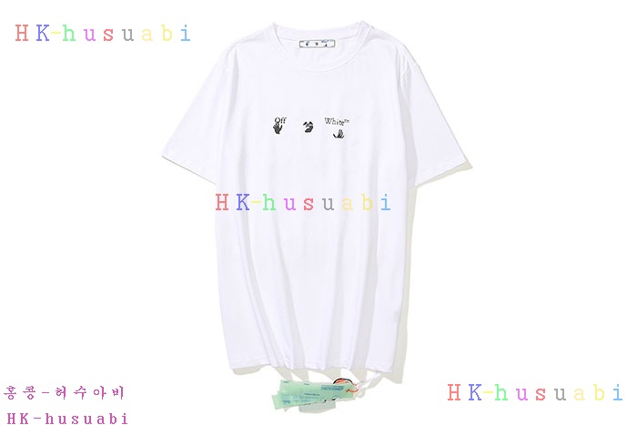 NEW 오프화이트 반팔티 신상 OF 757219