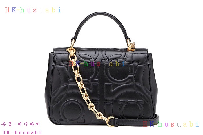 ★미러급★페라가모 여성 간치니 퀼팅 토트 732663