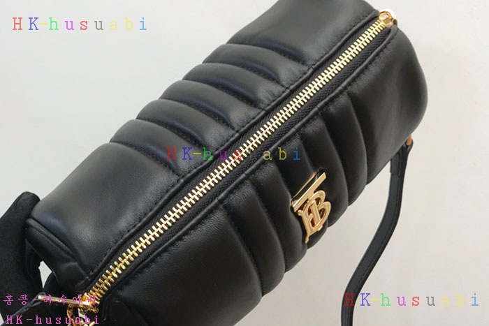 ★미러급★버버리 퀼팅 램스킨 롤라 배럴 백 80492191