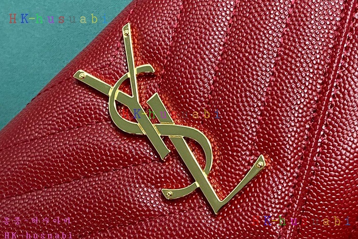 ★미러급★입생로랑 마테라쎄 로고 장지갑 372264-3