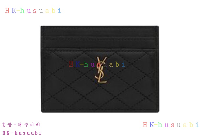 ★미러급★입생로랑 가비 퀼트 카드지갑 703219-2