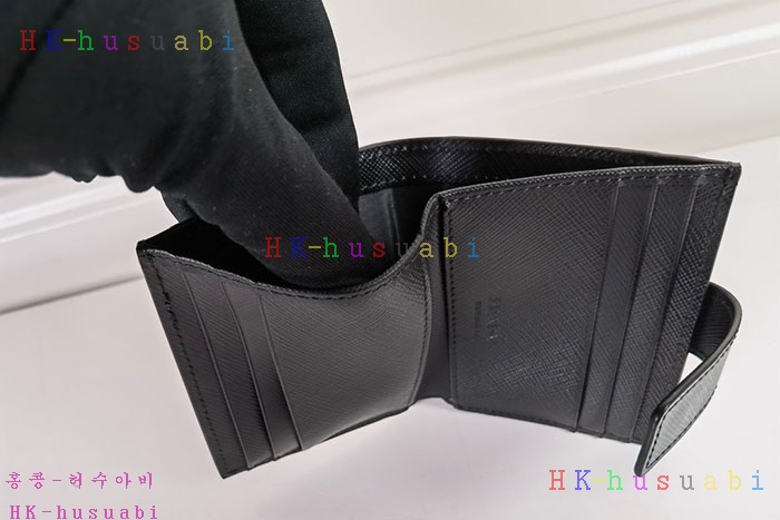 ★미러급★프라다 사피아노 레더 카드 홀더 2MC063