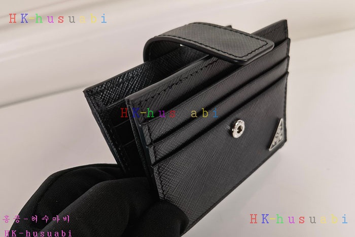 ★미러급★프라다 사피아노 레더 카드 홀더 2MC063