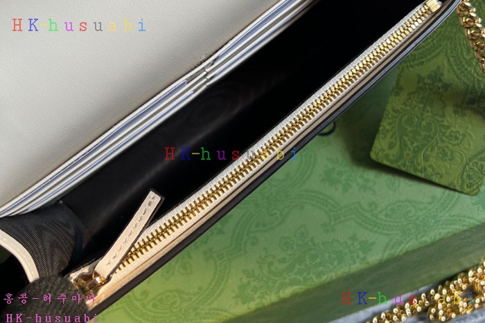 ★미러급★구찌 WOC GG 마틀라세 체인 지갑  ‎723787