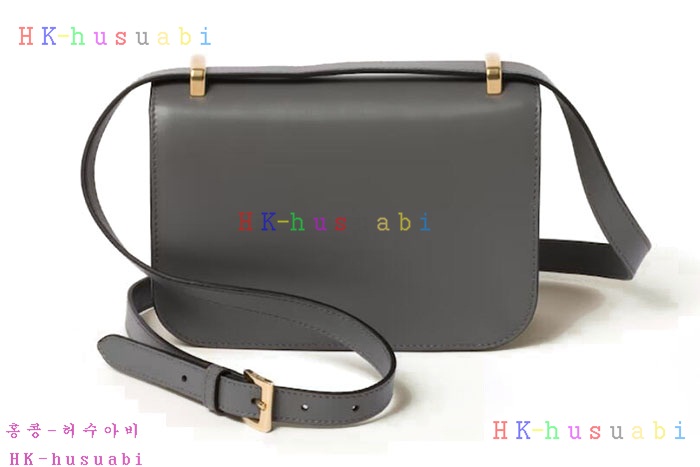 ★미러급★미우미우 로고 가죽 숄더백   5BD254-2