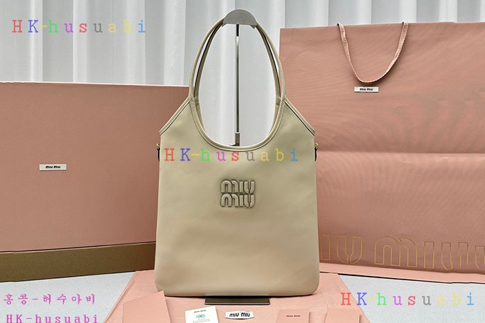 ★미러급★미우미우 아이비 로고 토트백 5BG231-12