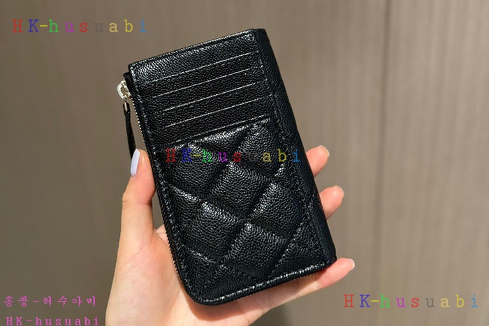 ★미러급★샤넬 클래식 캐비어 지퍼 카드지갑  AP3179-6