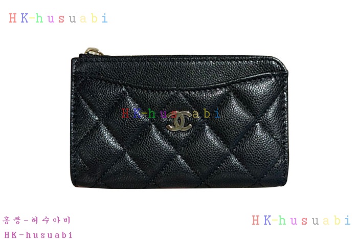 ★미러급★샤넬 클래식 캐비어 지퍼 카드지갑  AP3179-6