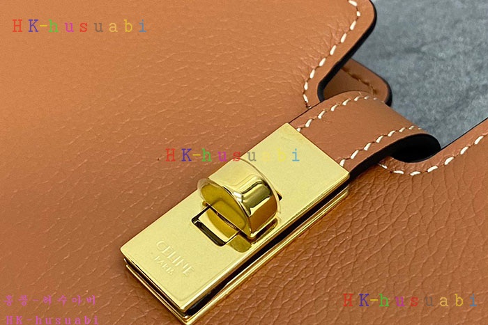 ★미러급★셀린느 16 스트랩 버클 포쉐트 카프스킨 미니 크로스백 10M443