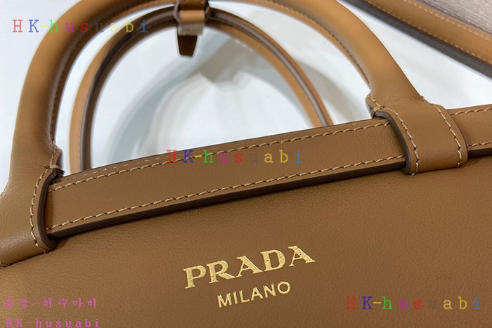 ★미러급★프라다 더블 벨트 버클 핸드백 스몰 1BA418