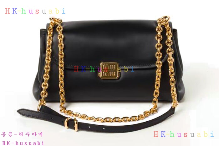 ★미러급★미우미우 레더 숄더 백 5BD266-3