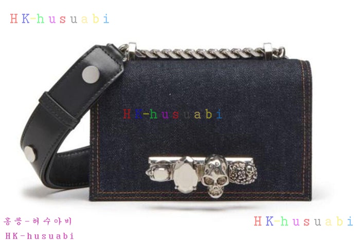 ★미러급★알렉산더 맥퀸 미니 주얼 포링 사첼백 756521-11