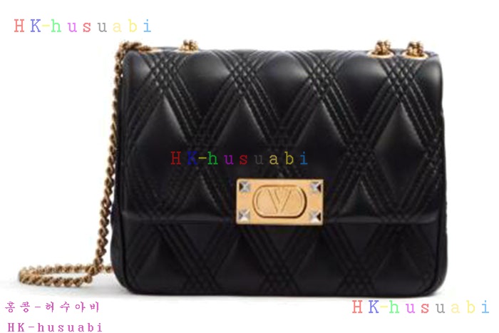 ★미러급★발렌티노 가라바니 퀼티 67 퀼팅 나파 가죽 미디엄 숄더백  6W2B0R07-2