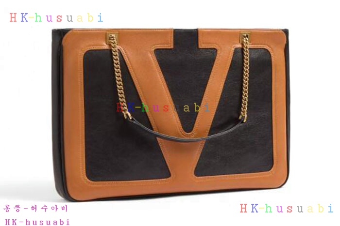 ★미러급★발렌티노 가라바니 비바 슈퍼스타 나파 레더 미디엄 쇼퍼 백 6W2B0R13