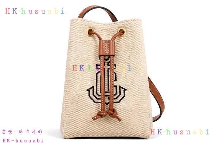 ★미러급★셀린느 마이크로 세일러 앵커 자수 텍스타일 카프스킨 10P312