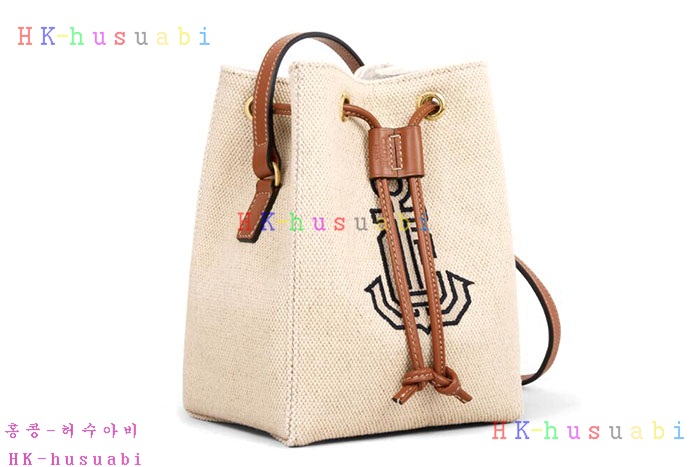 ★미러급★셀린느 마이크로 세일러 앵커 자수 텍스타일 카프스킨 10P312