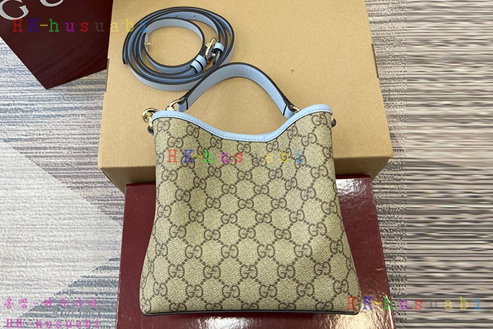 ★미러급★구찌 GG 엠블럼 미니 버킷백 815118-5